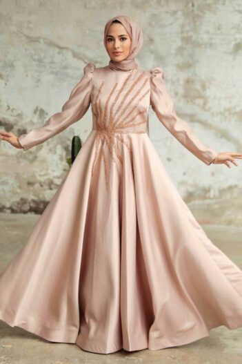 لباس بلند – لباس مجلسی زنانه نوا استایل Neva Style با کد EGS-2265