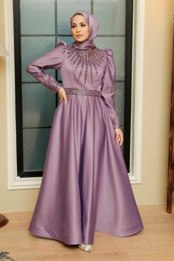 لباس بلند – لباس مجلسی زنانه نوا استایل Neva Style با کد EGS-22840