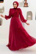 لباس بلند – لباس مجلسی زنانه نوا استایل Neva Style با کد EGS-22321