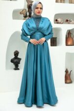 لباس بلند – لباس مجلسی زنانه نوا استایل Neva Style با کد EGS-22451