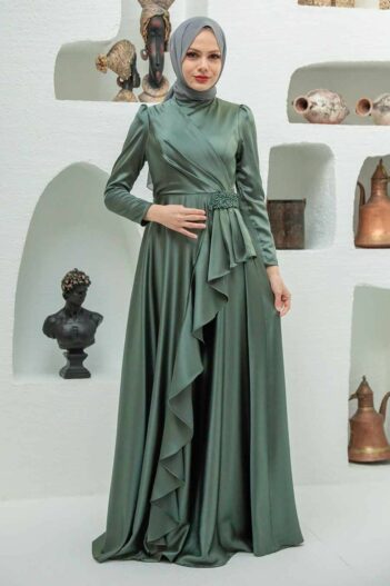 لباس بلند – لباس مجلسی زنانه نوا استایل Neva Style با کد EGS-22431