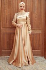 لباس بلند – لباس مجلسی زنانه نوا استایل Neva Style با کد EGS-22351