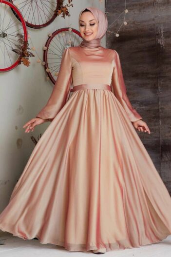 لباس بلند – لباس مجلسی زنانه نوا استایل Neva Style با کد ARM-5215