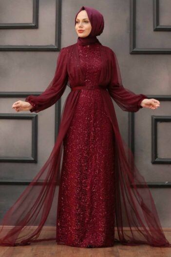 لباس بلند – لباس مجلسی زنانه نوا استایل Neva Style با کد ARM-5383