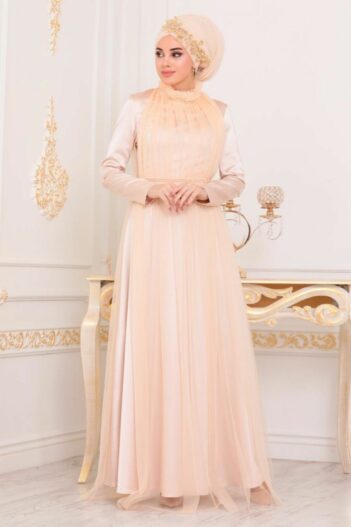 لباس بلند – لباس مجلسی زنانه نوا استایل Neva Style با کد OZD-2203|00020_Somon