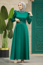 لباس بلند – لباس مجلسی زنانه نوا استایل Neva Style با کد VMK-7725