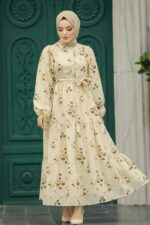 لباس بلند – لباس مجلسی زنانه نوا استایل Neva Style با کد MDG-13130