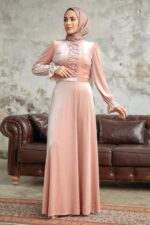 لباس بلند – لباس مجلسی زنانه نوا استایل Neva Style با کد OZD-37091