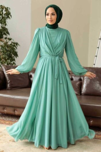 لباس بلند – لباس مجلسی زنانه نوا استایل Neva Style با کد ARM-5796