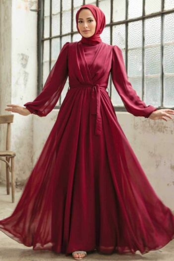 لباس بلند – لباس مجلسی زنانه نوا استایل Neva Style با کد ARM-5796