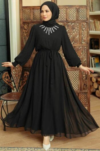 لباس بلند – لباس مجلسی زنانه نوا استایل Neva Style با کد KYL-10411