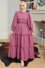 لباس بلند – لباس مجلسی زنانه نوا استایل Neva Style با کد TBL-30301