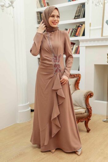 لباس بلند – لباس مجلسی زنانه نوا استایل Neva Style با کد OZD-32671