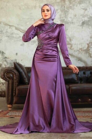 لباس بلند – لباس مجلسی زنانه نوا استایل Neva Style با کد EGS-22881