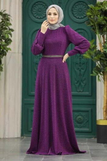لباس بلند – لباس مجلسی زنانه نوا استایل Neva Style با کد PPL-22172