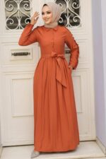 لباس بلند – لباس مجلسی زنانه نوا استایل Neva Style با کد NWK-3434