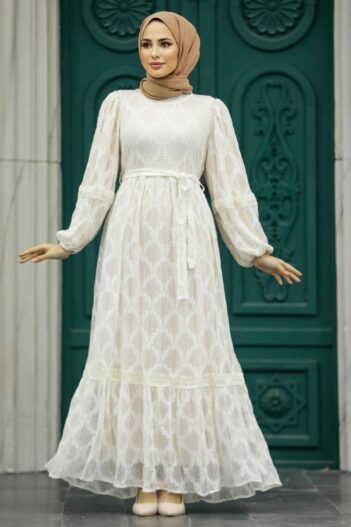 لباس بلند – لباس مجلسی زنانه نوا استایل Neva Style با کد AF-1348