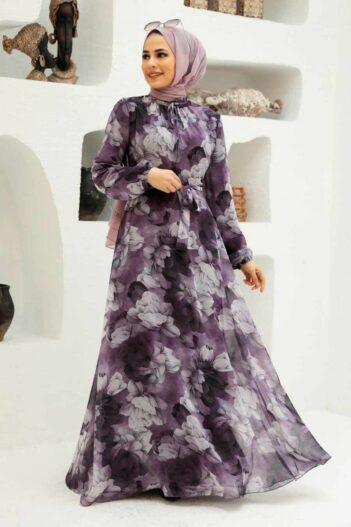 لباس بلند – لباس مجلسی زنانه نوا استایل Neva Style با کد ARM-279054