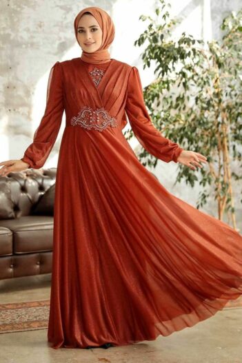 لباس بلند – لباس مجلسی زنانه نوا استایل Neva Style با کد PPL-50151
