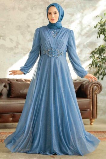 لباس بلند – لباس مجلسی زنانه نوا استایل Neva Style با کد PPL-50151