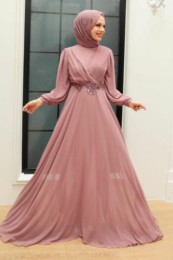 لباس بلند – لباس مجلسی زنانه نوا استایل Neva Style با کد OZD-3435
