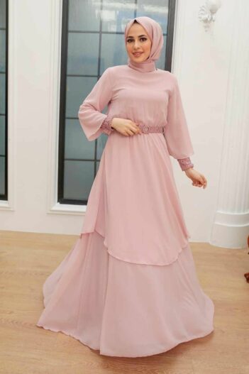 لباس بلند – لباس مجلسی زنانه نوا استایل Neva Style با کد ARM-5489