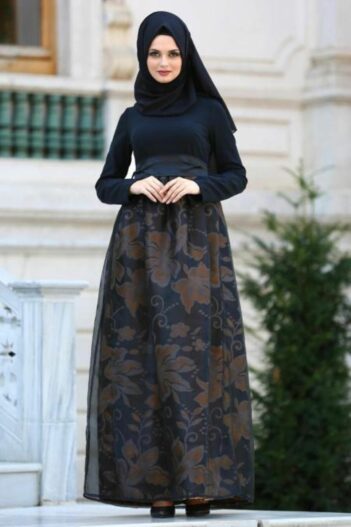 لباس بلند – لباس مجلسی زنانه نوا استایل Neva Style با کد MGR-21090