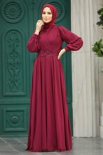 لباس بلند – لباس مجلسی زنانه نوا استایل Neva Style با کد OZD-3435