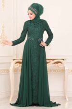 لباس بلند – لباس مجلسی زنانه نایلا کالکشن Nayla Collectıon با کد PPL-9105