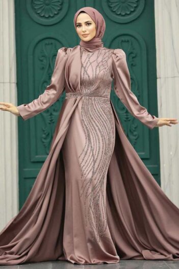 لباس بلند – لباس مجلسی زنانه نوا استایل Neva Style با کد EGS-23221