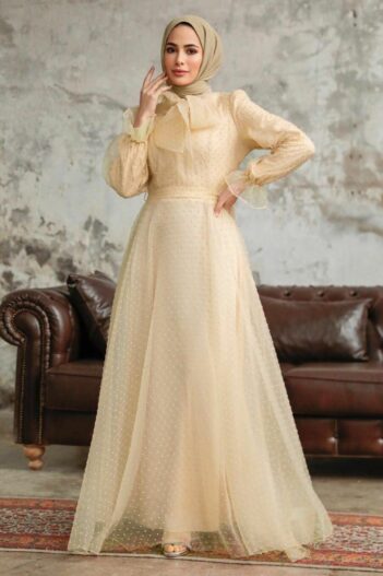 لباس بلند – لباس مجلسی زنانه نوا استایل Neva Style با کد OZD-3871