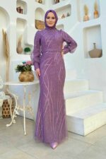 لباس بلند – لباس مجلسی زنانه بیم مد Bym Fashion با کد 1139