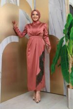 لباس بلند – لباس مجلسی زنانه بیم مد Bym Fashion با کد 9277