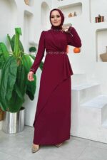 لباس بلند – لباس مجلسی زنانه بیم مد Bym Fashion با کد 3874