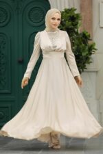 لباس بلند – لباس مجلسی زنانه نوا استایل Neva Style با کد OZD-39011