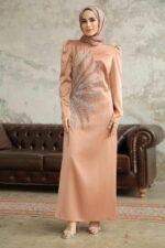 لباس بلند – لباس مجلسی زنانه نوا استایل Neva Style با کد OZD-38102