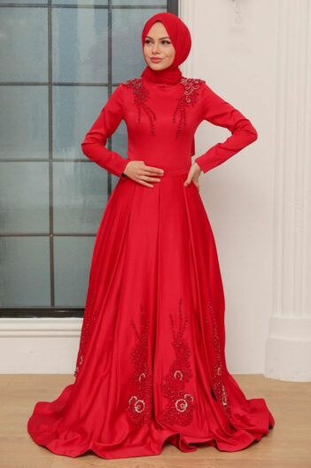 لباس بلند – لباس مجلسی زنانه نوا استایل Neva Style با کد BLY-777