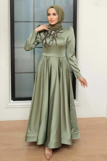لباس بلند – لباس مجلسی زنانه نوا استایل Neva Style با کد EGS-22584