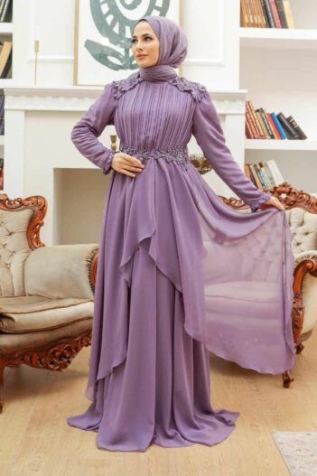 لباس بلند – لباس مجلسی زنانه نوا استایل Neva Style با کد FY-25807