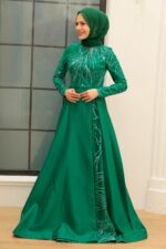 لباس بلند – لباس مجلسی زنانه نوا استایل Neva Style با کد BLY-363