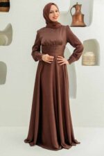 لباس بلند – لباس مجلسی زنانه نوا استایل Neva Style با کد OZD-2511