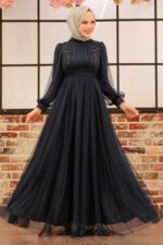 لباس بلند – لباس مجلسی زنانه نوا استایل Neva Style با کد EGS-22070