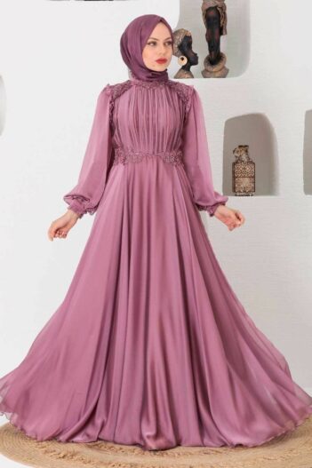 لباس بلند – لباس مجلسی زنانه نوا استایل Neva Style با کد EGS-21640