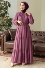 لباس بلند – لباس مجلسی زنانه نوا استایل Neva Style با کد ARM-57250