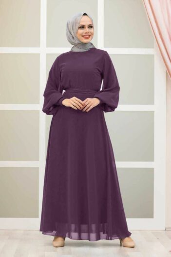 لباس بلند – لباس مجلسی زنانه نوا استایل Neva Style با کد PPL-2055