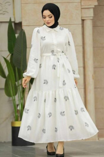 لباس بلند – لباس مجلسی زنانه نوا استایل Neva Style با کد MDG-12991