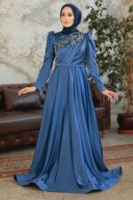 لباس بلند – لباس مجلسی زنانه نوا استایل Neva Style با کد EGS-22401