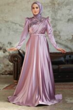 لباس بلند – لباس مجلسی زنانه نوا استایل Neva Style با کد EGS-22401