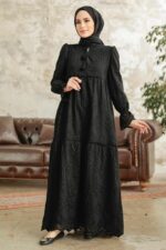 لباس بلند – لباس مجلسی زنانه نوا استایل Neva Style با کد AF-13440
