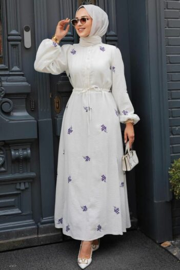 لباس بلند – لباس مجلسی زنانه نوا استایل Neva Style با کد MDG-13321